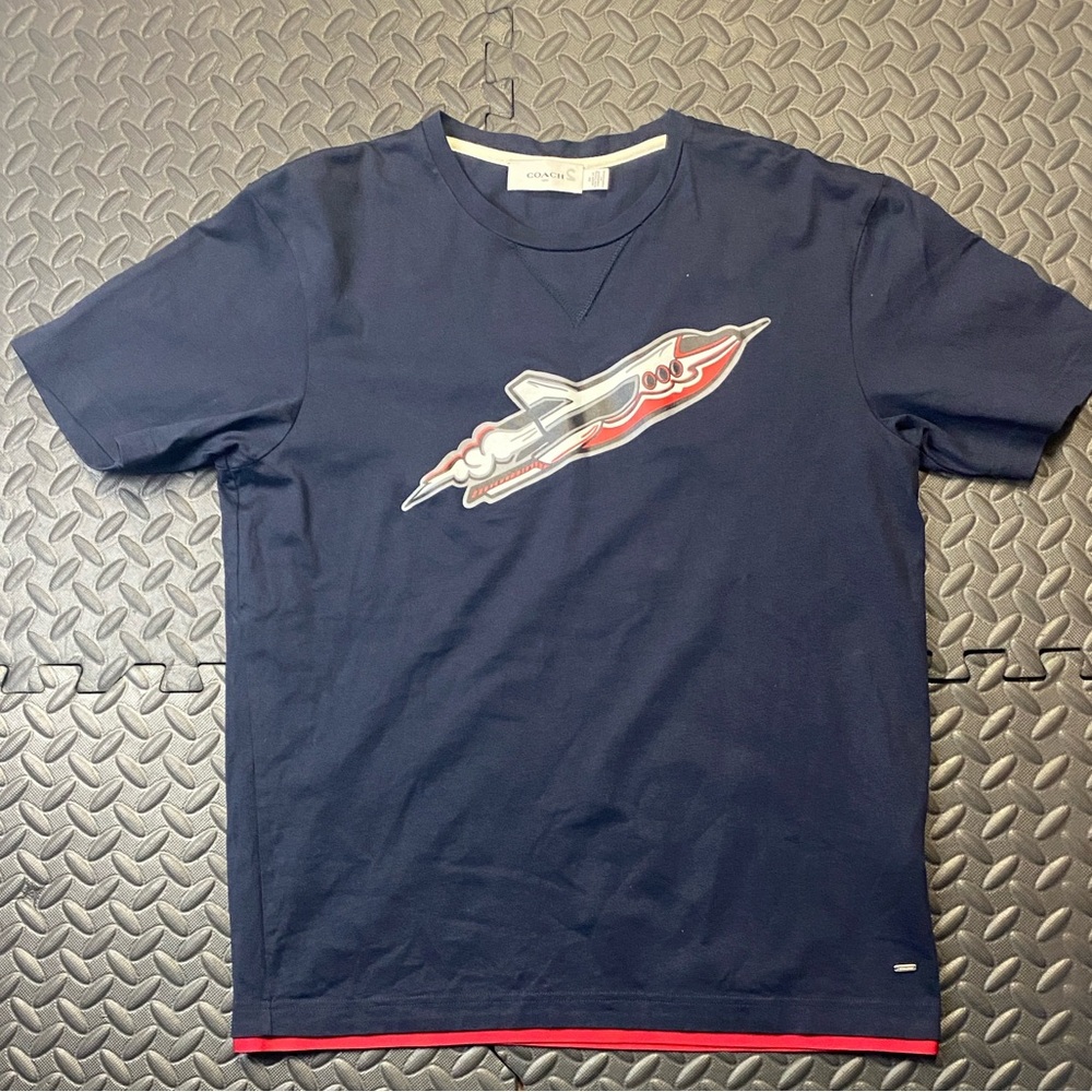 Coach Rocket Spaceship t shirt size M